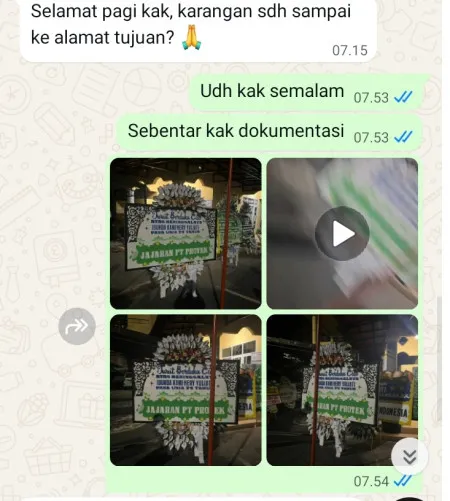 Pengiriman Papan Bunga Selamat Wiyorowetan Ulujami