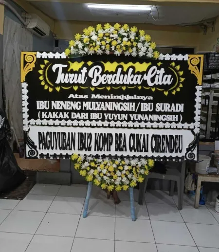 Papan Bunga Duka Wiyorowetan Ulujami